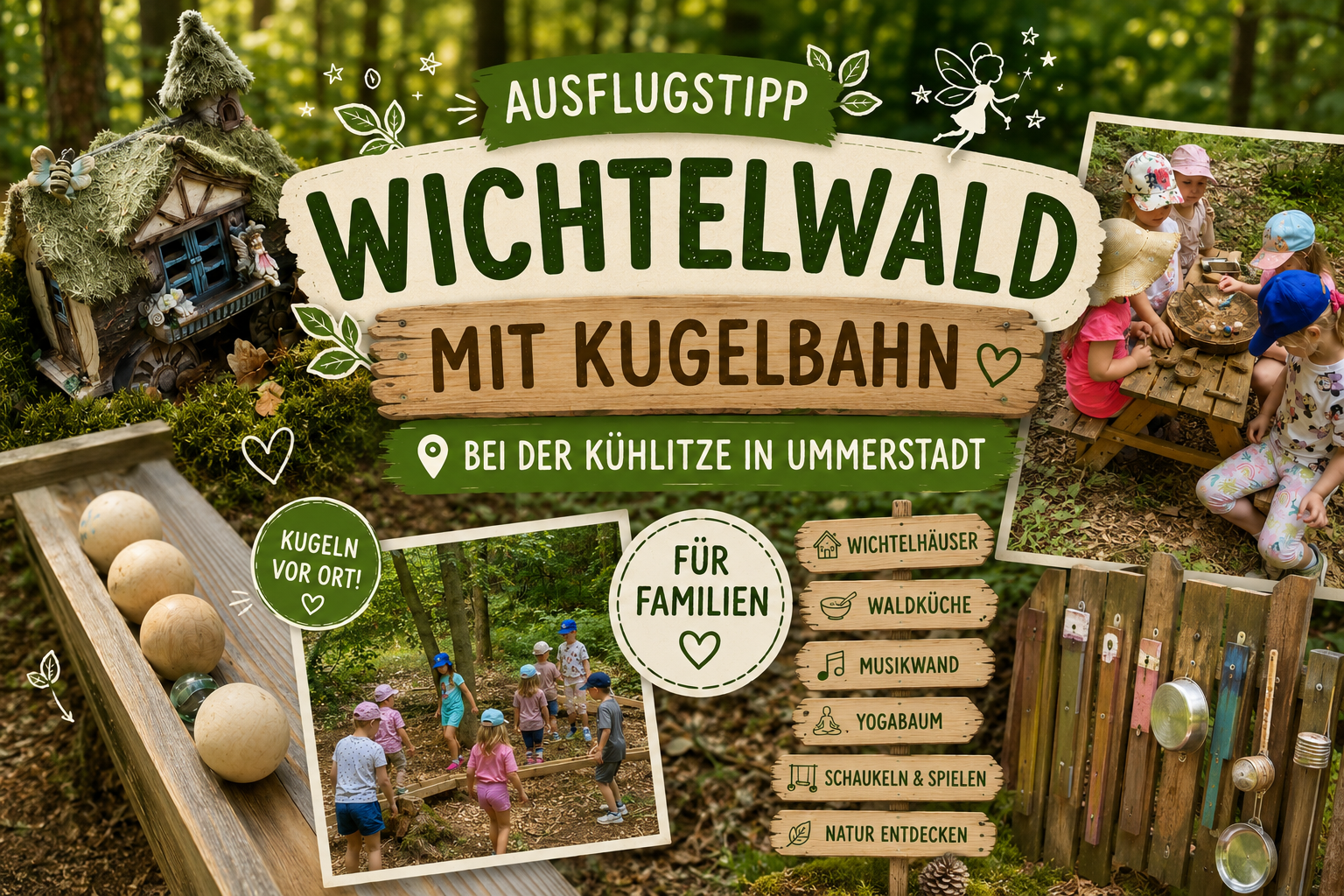 Mehr über den Artikel erfahren Der „Wichtelwald“ erstrahlt in neuem Glanz mit Kugelbahn